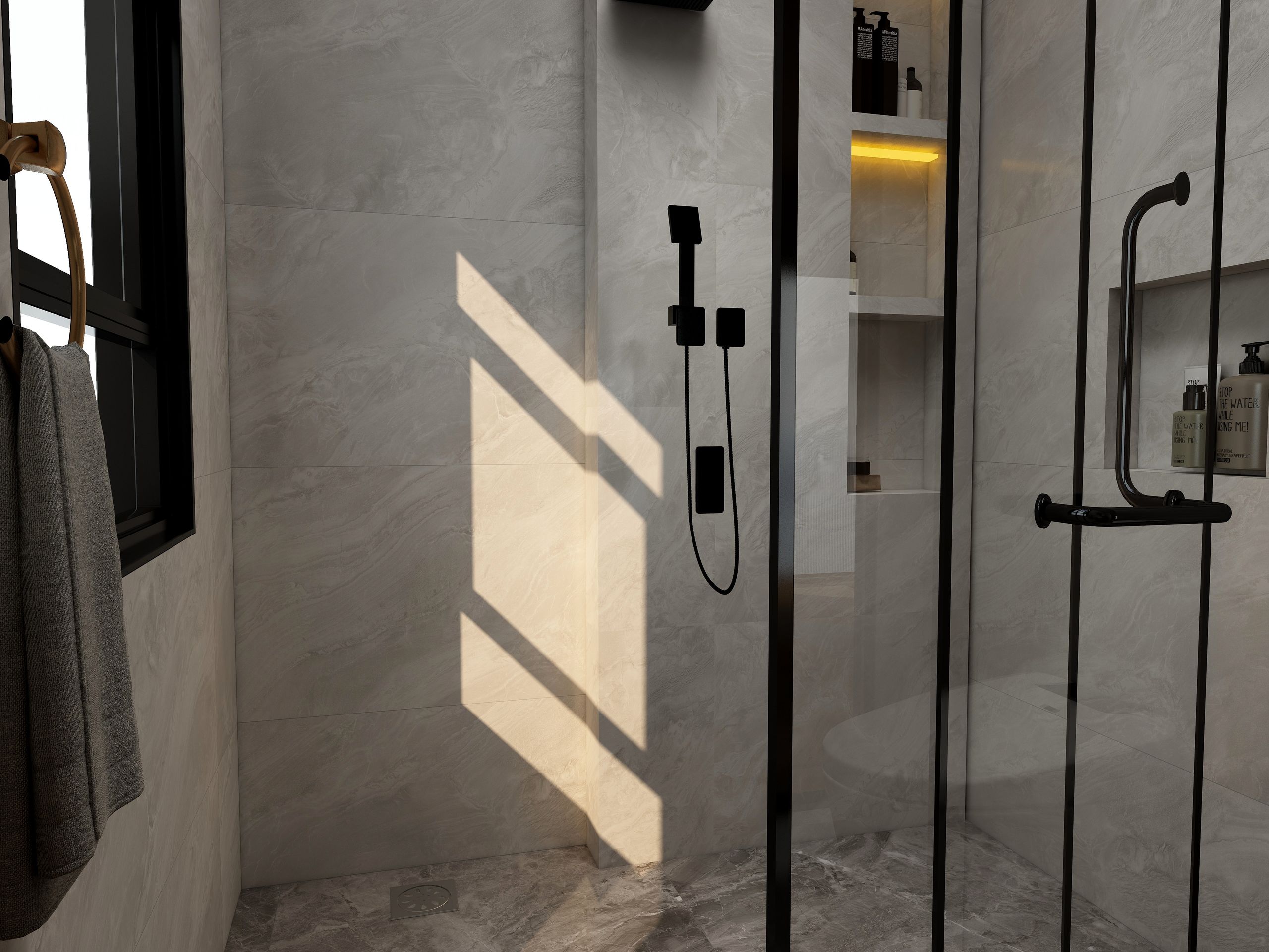 Crystal Grey Marble